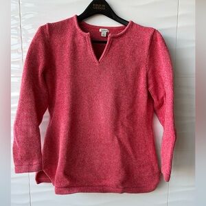 Vintage LL Bean Thick Knit 100% Cotton Sweater